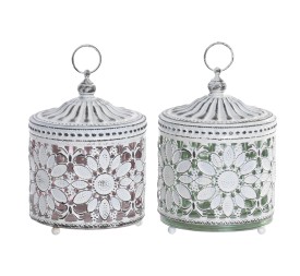 DECORACION LUMINOSA LED METAL 8,5X8,5X13 2 SURT.