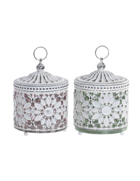 DECORACION LUMINOSA LED METAL 8,5X8,5X13 2 SURT.