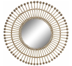 ESPEJO RATAN ESPEJO 55X2X55 NATURAL