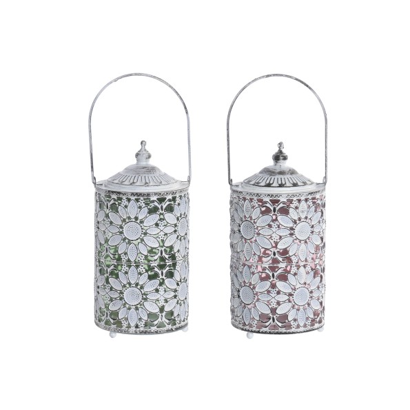 DECORACION LUMINOSA LED METAL 9X9X17 2 SURT.