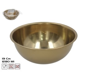 ENSALADERA ROSEFH 19CM 1280ML DORADO