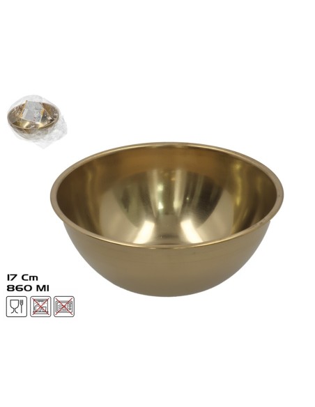 ENSALADERA ROSEFH 17CM 860ML DORADO