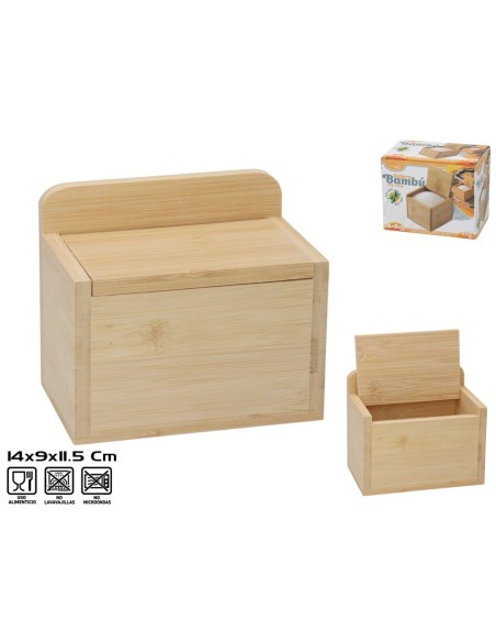 SALERO BAMBU C/TAPA 600ML 14X9X11.5CM