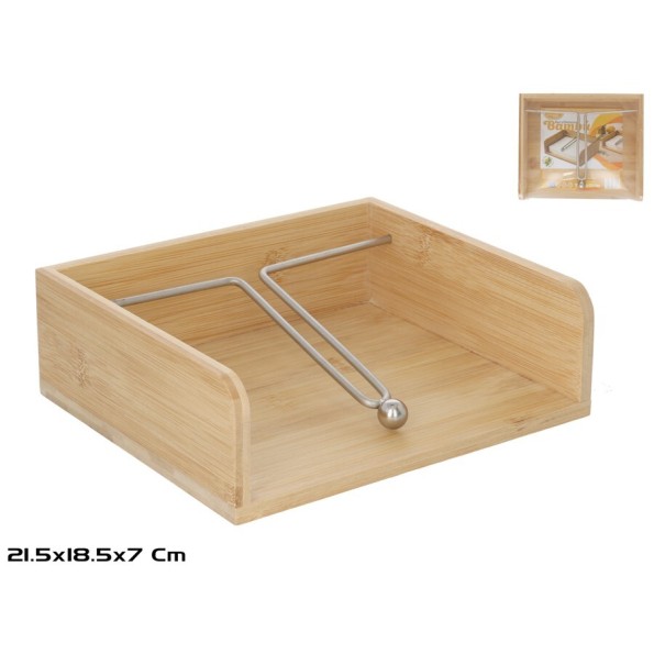 SERVILLETERO BAMBU 7X18.5X21.5CM
