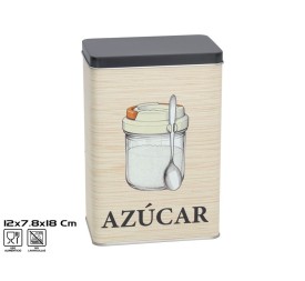 TARRO METAL PARA AZUCAR 12X7,8X18 CM 1,4 L