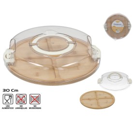 FIAMBRERA BAMBU C/ TAPA PLASTICO 30X5 CM