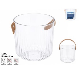 CUBO HIELO C/ASA ACRILICO 1.3L 13X13CM