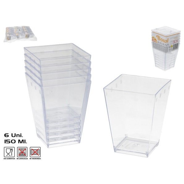 BOWL PLASTICO X6 150ML
