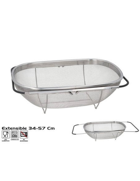 COLADOR EXTENSIBLE FREGADERO 57X23X11CM