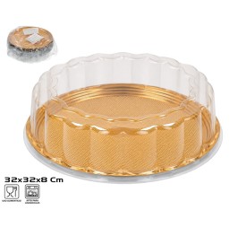 CAJA REDONDA PASTEL D32X8CM
