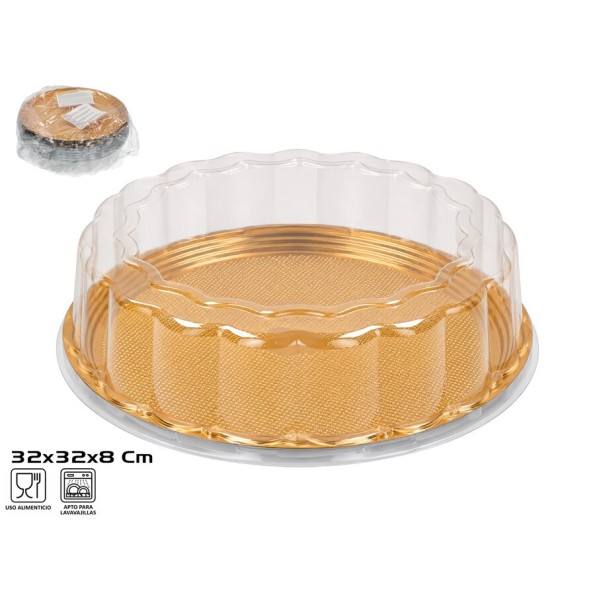 CAJA REDONDA PASTEL D32X8CM