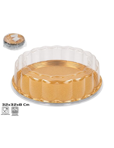 CAJA REDONDA PASTEL D32X8CM