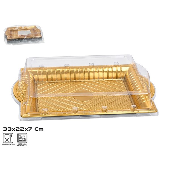 CAJA RECTANGULAR PASTEL 33X22X7CM