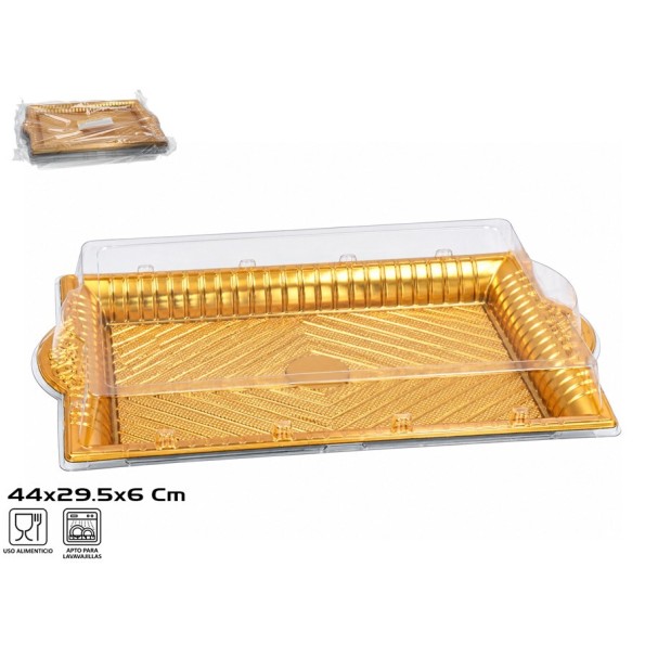 CAJA RECTANGULAR PASTEL 44X29.5X6CM