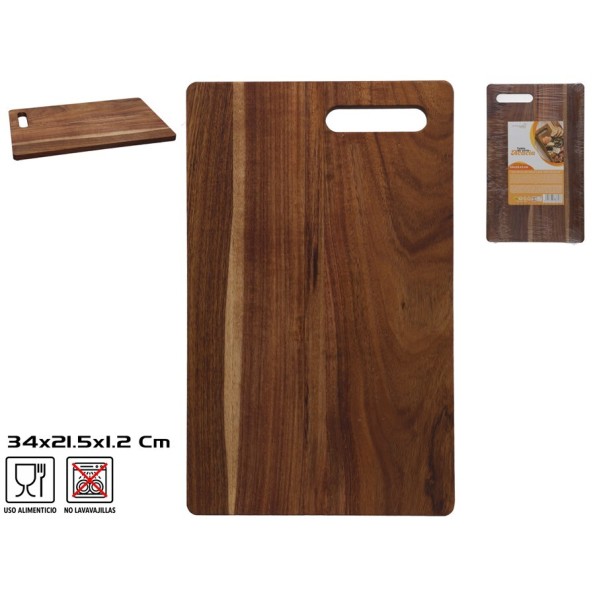 TABLA DE CORTE MADERA ACACIA 34CM 34X21,5X1,2CM