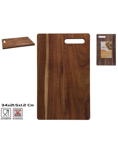 TABLA DE CORTE MADERA ACACIA 34CM 34X21,5X1,2CM