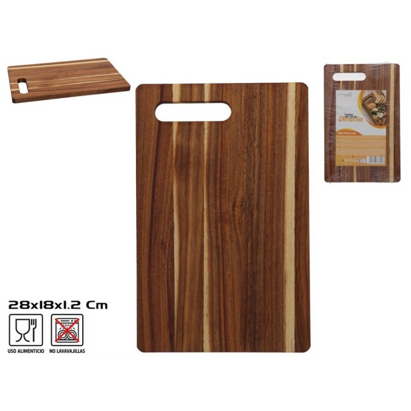TABLA DE CORTE MADERA ACACIA 28CM 28X18X1,2CM