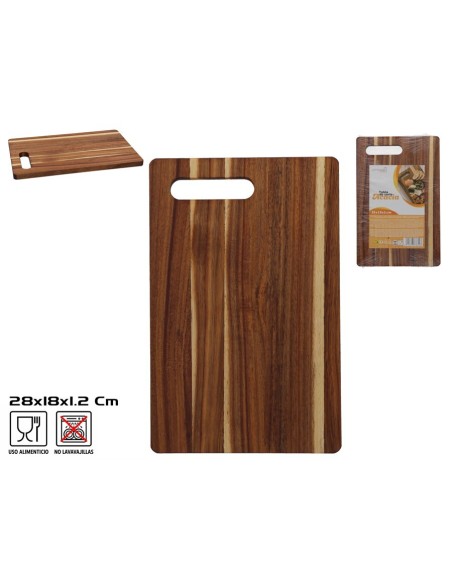TABLA DE CORTE MADERA ACACIA 28CM 28X18X1,2CM