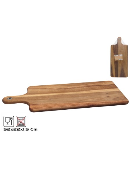 TABLA DE CORTE MADERA ACACIA 52CM 52X22X1,5CM