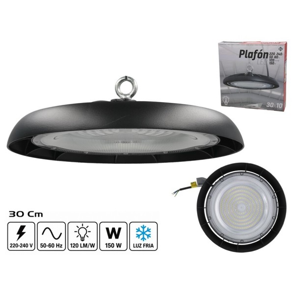 PLAFON LED BLANCA 150W 120LM 30X10CM