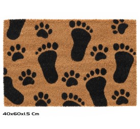 FELPUDO COCO 40X60CM HUELLAS