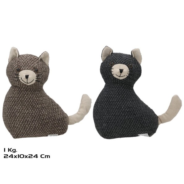 TOPE PUERTA KIUT 1KG 24CM GATO 2 SURT