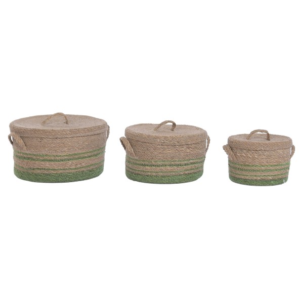 CESTA SET 3 SEAGRASS 32X32X17 NATURAL