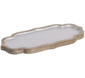 BANDEJA MANGO 46X20X2,5 NACARADO BLANCO