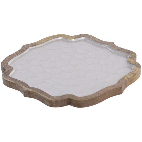 BANDEJA MANGO 25X25X1,5 LACADO BLANCO