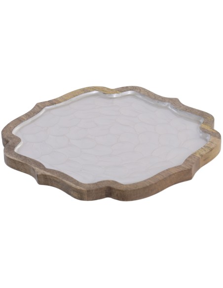 BANDEJA MANGO 25X25X1,5 LACADO BLANCO