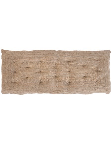 CABECERO CAMA YUTE ALGODON 143X5X58 NATURAL MARRON