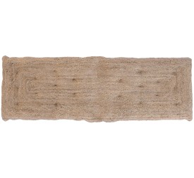 CABECERO CAMA YUTE ALGODON 176X8X58 NATURAL MARRON