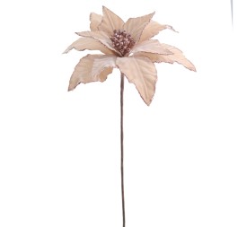 POINSETTIA VELVET 60 CMS (NAV3624-31)