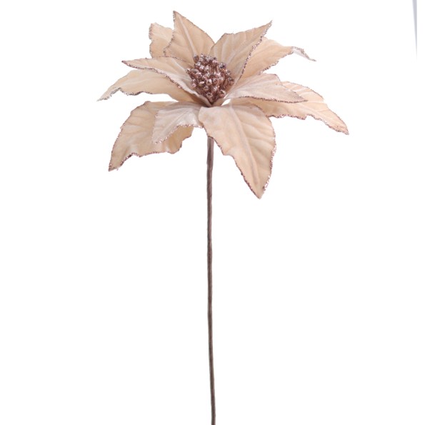 POINSETTIA VELVET 60 CMS (NAV3624-31)