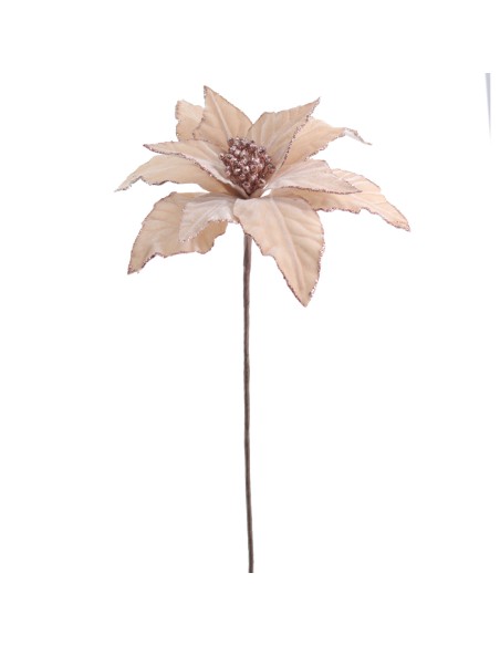 POINSETTIA VELVET 60 CMS (NAV3624-31)