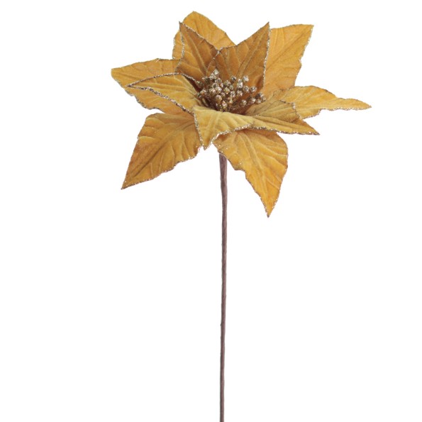 POINSETTIA VELVET 60 CMS (NAV3624-42)