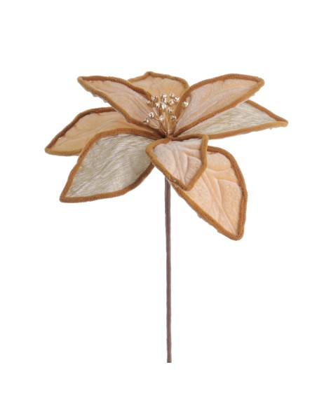 POINSETTIA VELVET 36 CMS (NAV3671-31)