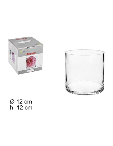 FLORERO CRISTAL 12x12CM