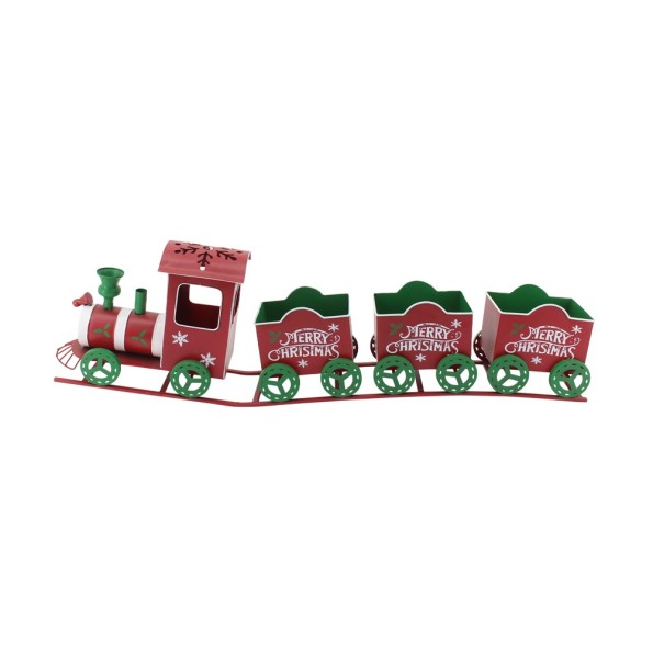 TREN METAL 103,5X16X30,5 ROJO