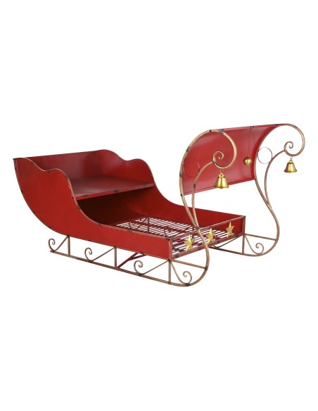 TRINEO LED METAL 220X100X110 180KG PIEZA XXL ROJO