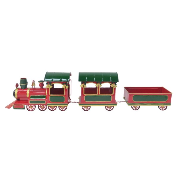 TREN METAL 126X18,5X28 ROJO