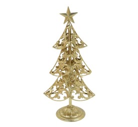 ARBOL METAL 24X14X49,5 DORADO