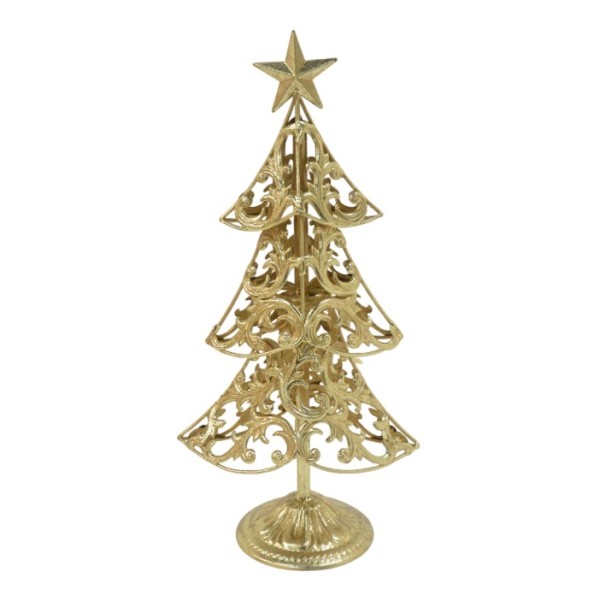 ARBOL METAL 24X14X49,5 DORADO