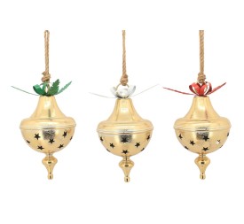 DECORACION COLGANTE METAL 24,5X24,5X44 25 cm cuerd