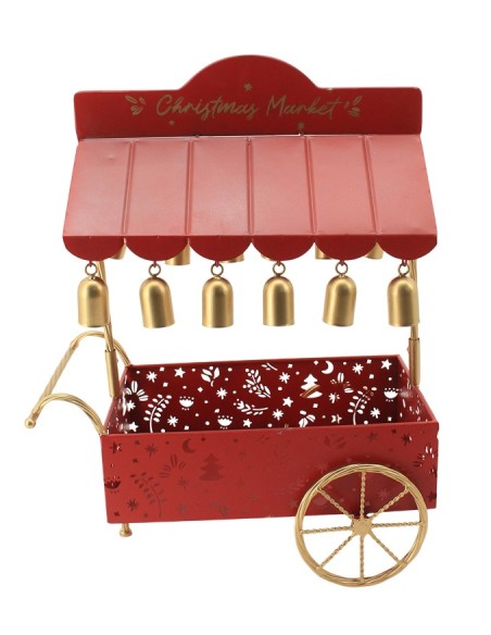 CARRO METAL 42X26X57,5 ROJO