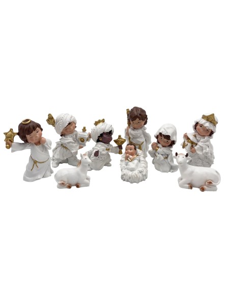 NACIMIENTO SET 9 RESINA 5,5X5X9 BLANCO