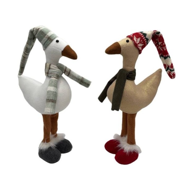 FIGURA POLIESTER 13X22X40 55CM PATO 2 SURT.