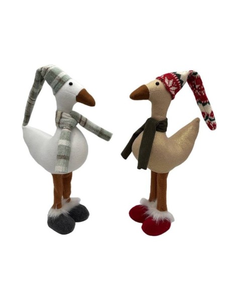 FIGURA POLIESTER 13X22X40 55CM PATO 2 SURT.