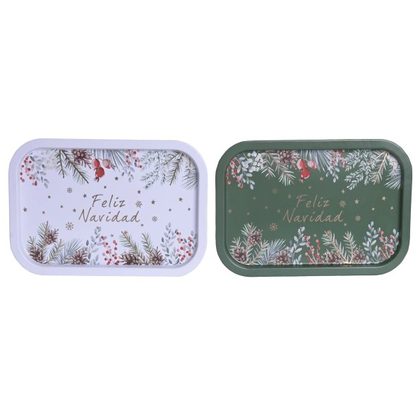 BANDEJA METAL 34X23X1,5 DORADO 2 SURT.