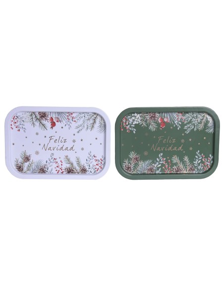 BANDEJA METAL 34X23X1,5 DORADO 2 SURT.